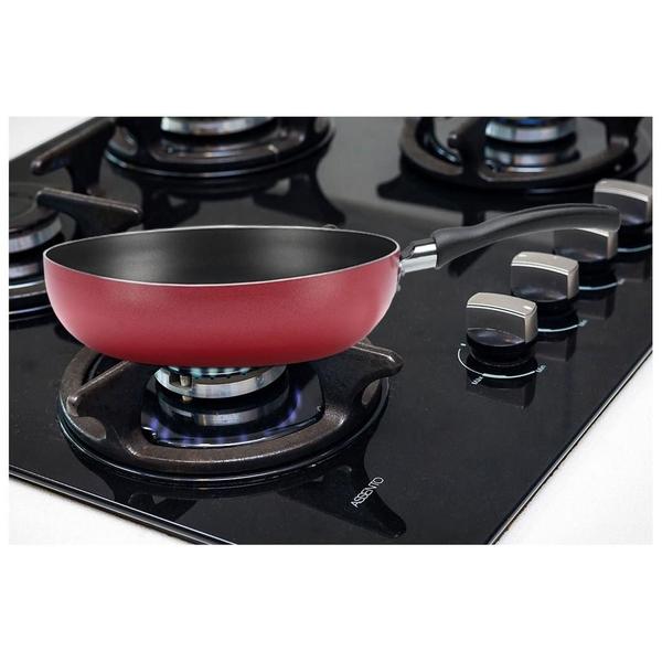 Imagem de Wok Brinox 28Cm 4,1L Garlic Vermelho 