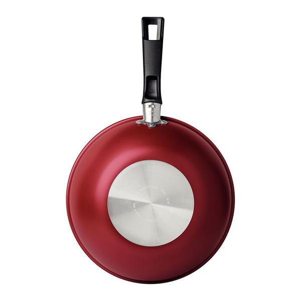Wok Loreto em Alumínio com Revestimento Antiaderente Vermelha 24cm - Tramontina Imagem de Wok Loreto em Alumínio com Revestimento Antiaderente Vermelha 24cm - Tramontina