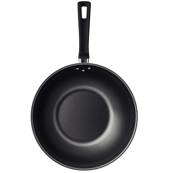 Imagem de Wok Loreto Grafite 28cm Antiaderente Starflon Max 3,6 Litros Alumínio Tramontina