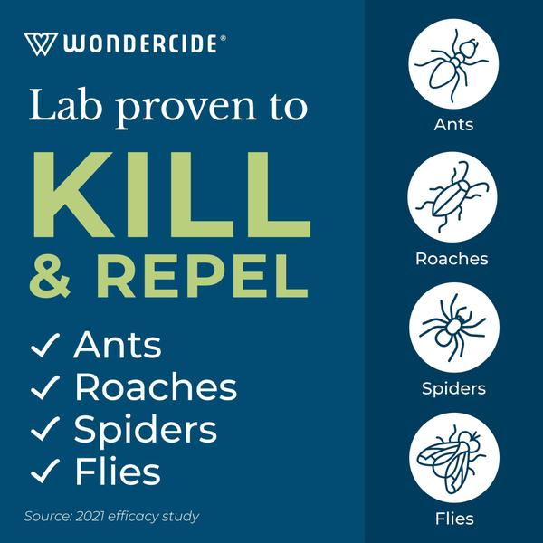 Imagem de Wondercide - Spray de Controle de Pragas Interior para Casa e Cozinha - Formiga, Barata, Aranha, Mosca, Pulgas, Caça-Insetos e Repelente de Insetos - com Óleos Essenciais Naturais - Pet and Family Safe  Capim-limão 128 oz