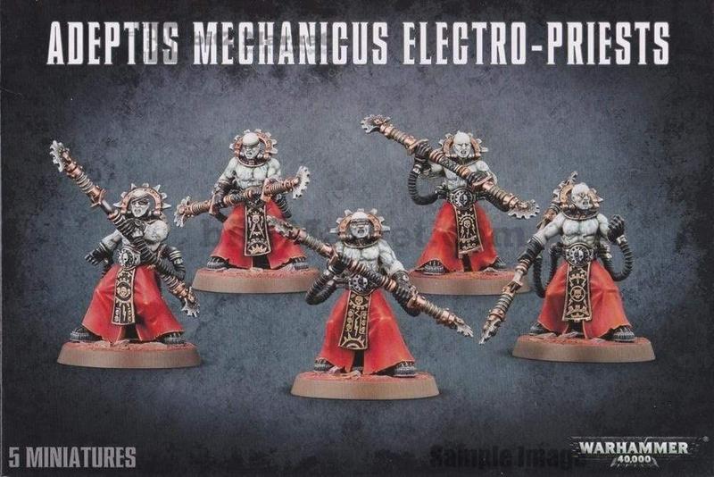 Imagem de Workshop de jogos de bonecos de ação Warhammer 40.000 Adeptus Mechanicus Electro-Priests