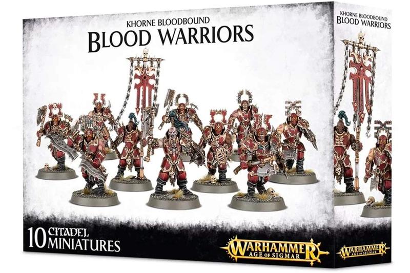 Imagem de Workshop de jogos em miniatura Khorne Bloodbound Blood Warriors