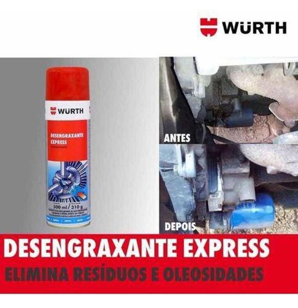 Imagem de Wurth Desengraxante Express Spray Limpa Motor Óleo Rodas