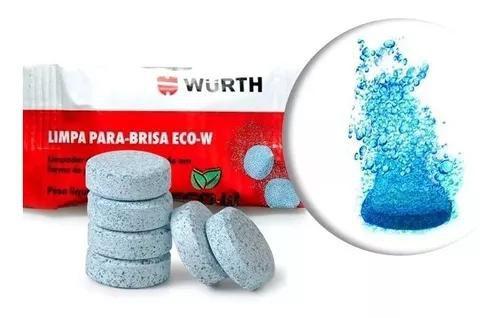 Wurth Limpa Para-brisa 10 Pastilhas Eco-w Efervescente Carro Imagem de Wurth Limpa Para-brisa 10 Pastilhas Eco-w Efervescente Carro