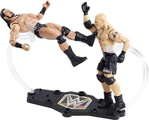 Imagem de WWE Drew McIntyre vs Goldberg Championship Showdown 2-Pack 6-inch Action Figures Friday Night Smackdown Battle Pack for Ages 6 Year Old & Up