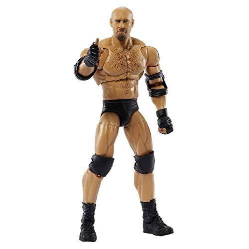 Imagem de WWE Fan TakeOver Ultimate Edition Goldberg Action Figure, colecionável de 6 polegadas com acessórios WCW Championship para idades de 8 anos e acima Amazon Exclusive