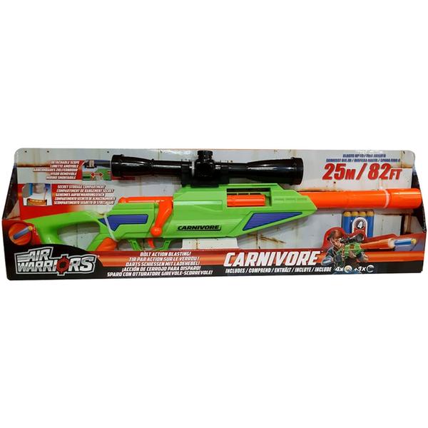X-Target Carnivore com 4 Dardos Verde Alcance de 25m Mira Removível Compartimento para Dardos Multikids - BR2029 Imagem de X-Target Carnivore com 4 Dardos Verde Alcance de 25m Mira Removível Compartimento para Dardos Multikids - BR2029