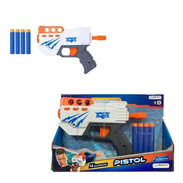 Imagem de X-Target Pistol com 4 Dardos - Multikids BR1457