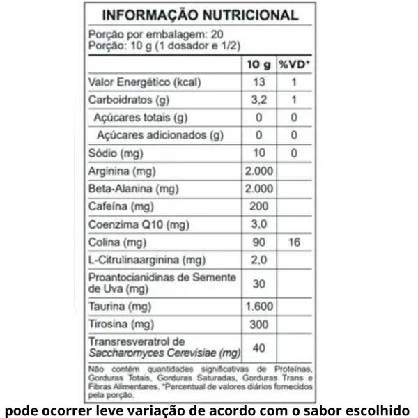 Imagem de X7 Hard Tech Pre Work (200g) - Atlhetica Nutrition