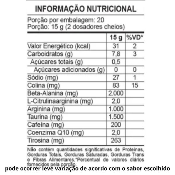 Imagem de X7 Pre Workout Original (300g) - Atlhetica Nutrition