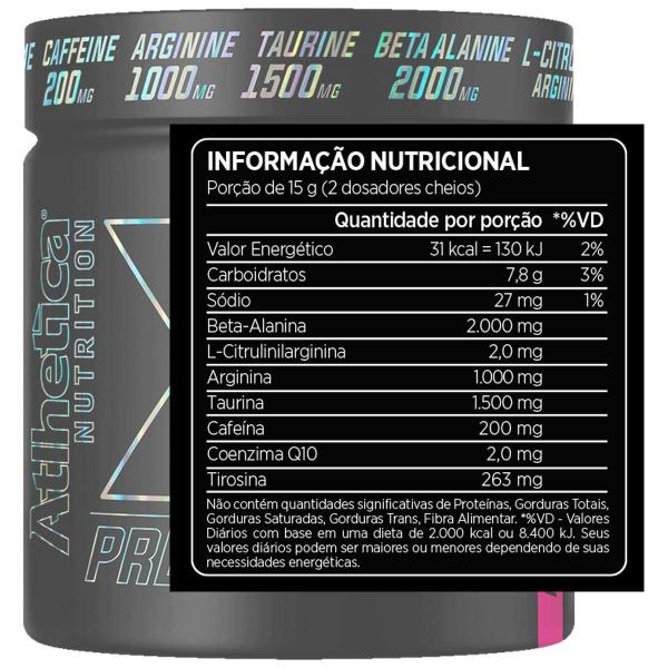 Imagem de X7 Pre Workout Treino 300g Atlhetica Nutrition