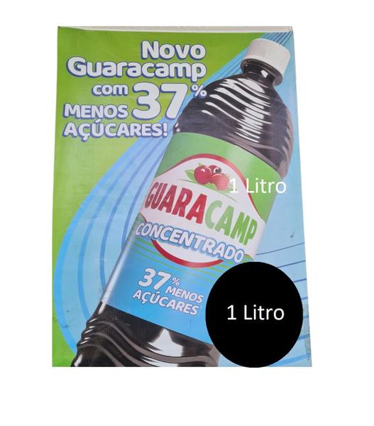 Imagem de Xarope Concentrado Guaraná Menos Açúcar Guaracamp - 5 Litros