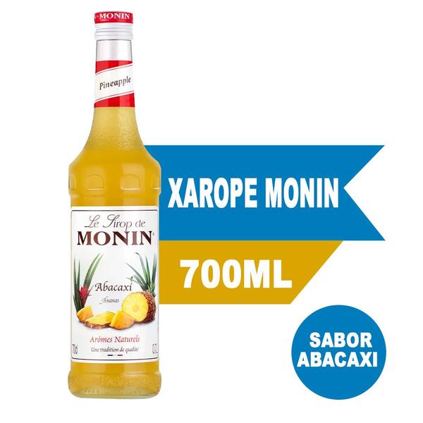 Xarope de fruta monin sabor abacaxi de 700ml Imagem de Xarope de fruta monin sabor abacaxi de 700ml