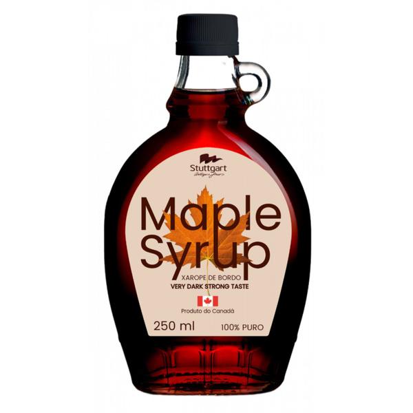 Xarope de Maple Canadense Escuro STUTTGART 250ml Imagem de Xarope de Maple Canadense Escuro STUTTGART 250ml