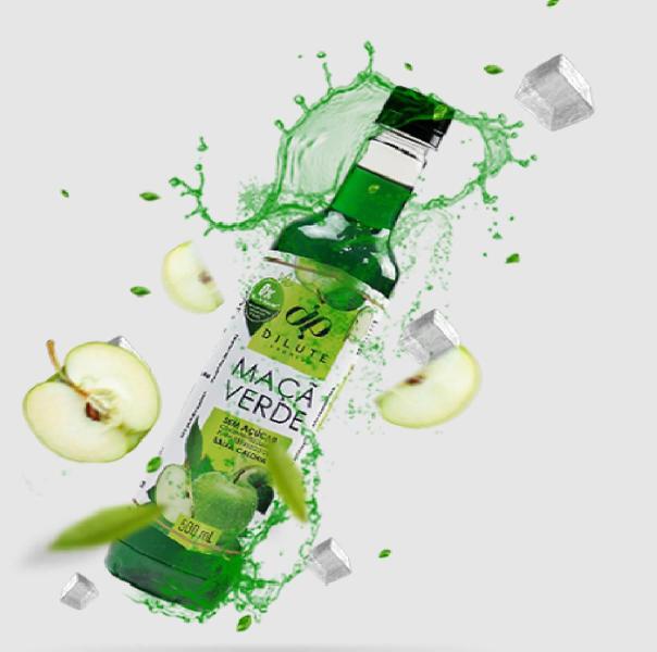 Xarope dilute maca verde zero 500ml Imagem de Xarope dilute maca verde zero 500ml