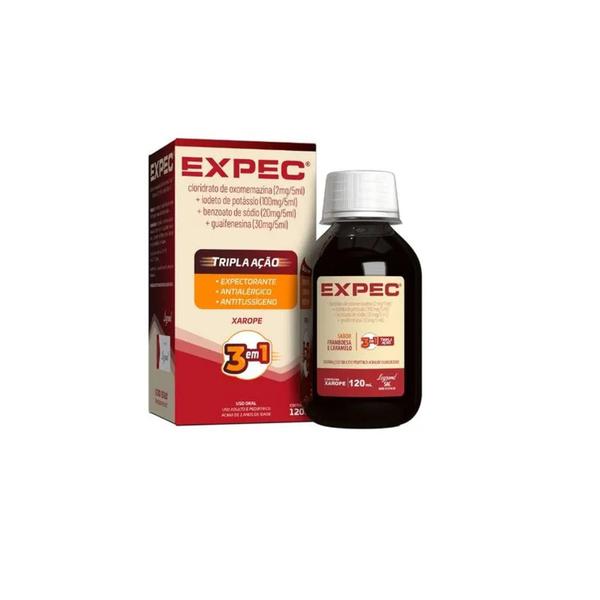 Xarope expec tripla ação 120ml - legrand Imagem de Xarope expec tripla ação 120ml