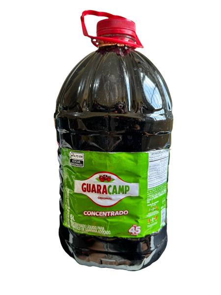 Xarope Guaraná natural Concentrado Guaracamp adoçado 5 L Imagem de Xarope Guaraná natural Concentrado Guaracamp adoçado 5 L