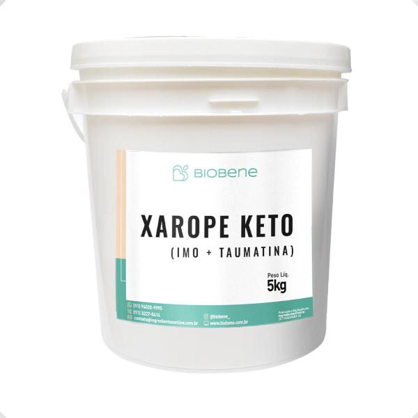 Xarope Keto Imo + Taumatina Adoçante Sem Glúten Biobene 5Kg - Biobene Ingredientes Imagem de Xarope Keto Imo + Taumatina Adoçante Sem Glúten Biobene 5Kg