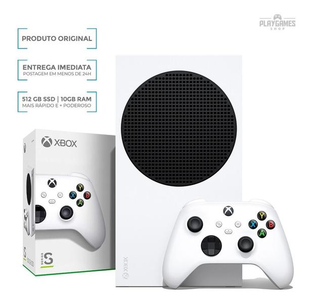 Imagem de Xbox Series S 512gb Ssd C 2 Controles Microsoft Nova Geração