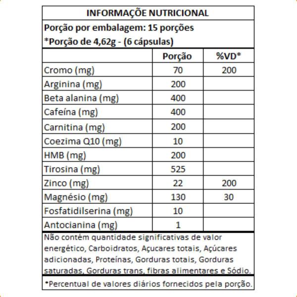 Imagem de Xenadrine Thermo Burn Nootrópico 90 Capsulas