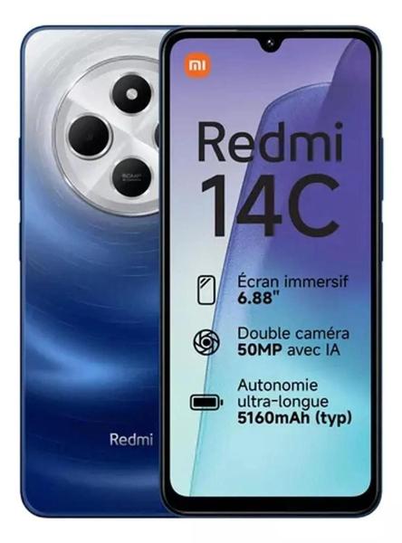 Xiaomi Redmi 14C 256GB 4GB RAM Dual Chip Azul Xiaomi Redmi 14C 256GB 4GB RAM Dual Chip Azul