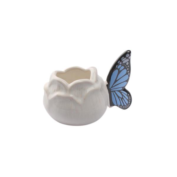 Imagem de Xícara Borboleta butterfly 3d Cerâmica Café Presente Divertido 100 ml