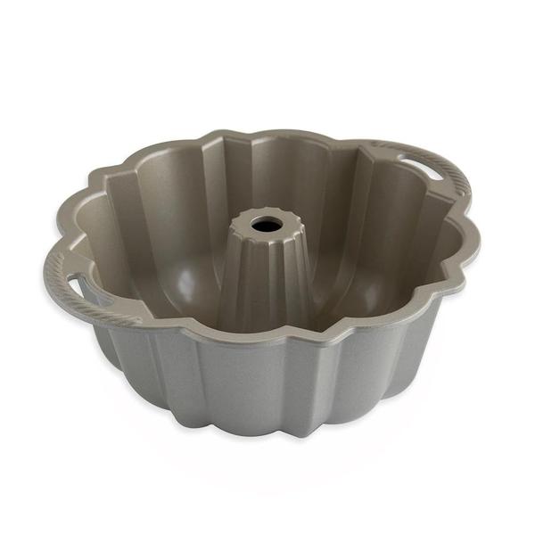 Imagem de Xícara Bundt Pan Nordic Ware Platinum Silver Anniversary 12