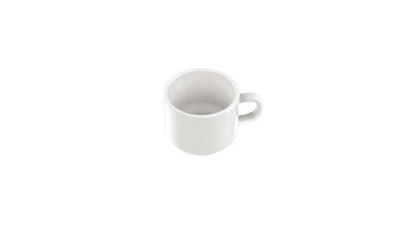 Imagem de Xícara café tramontina paola em porcelana 100 ml