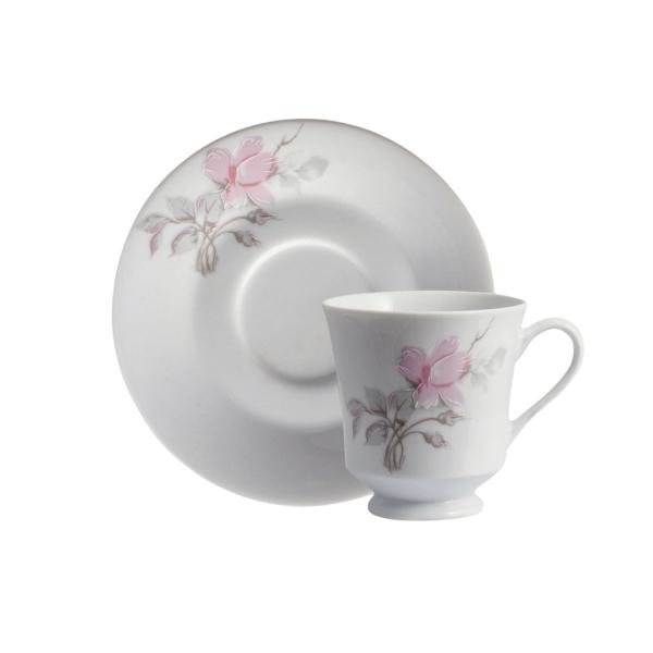 Imagem de Xicara Chá com Pires 200ml Dec. Maresias - Porcelana Schmidt 2405