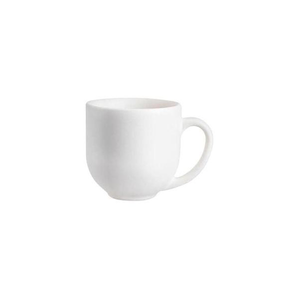 Imagem de Xicara de Café com Pires em Cerâmica Lis Branco 72 ml - 1 Unid.