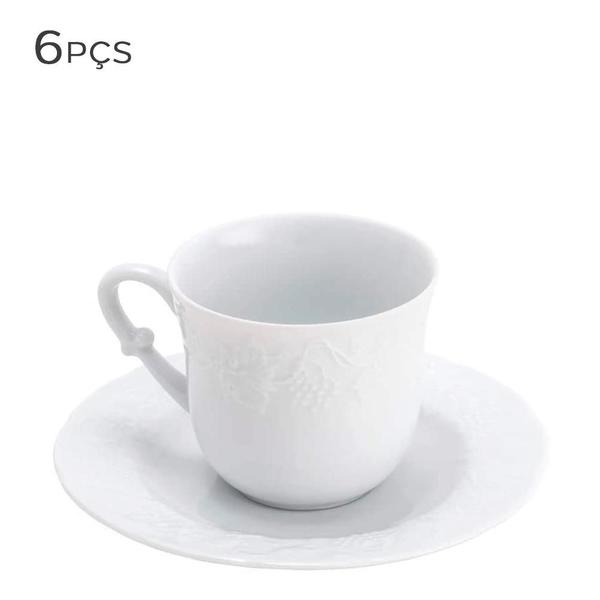 Imagem de Xícara para Café de Porcelana Vendange Wolf 100ML 6PÇS