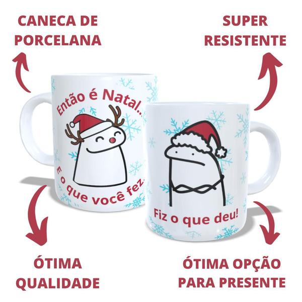 Imagem de Xícara Presnete de Natal - Então é Natal e o que você Fez