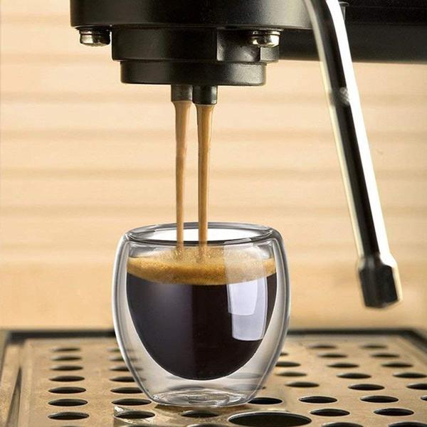 Imagem de Xícara Vidro Duplo Sem Alça Nespresso Dolce Gusto 2 Un 250ml