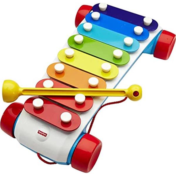 Imagem de Xilofone Brinquedo Musical Instrumental Infantil Bebê +18 meses Baby Fisher Price Mattel - CMY09