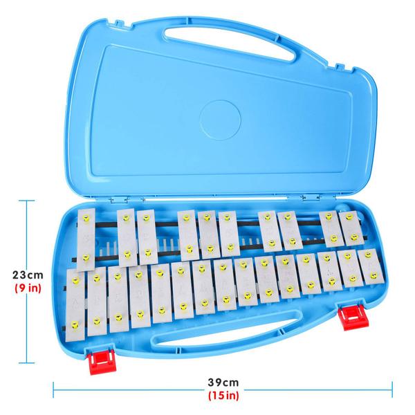 Imagem de Xilofone EASTROCK Professional Glockenspiel 25 notas para crianças