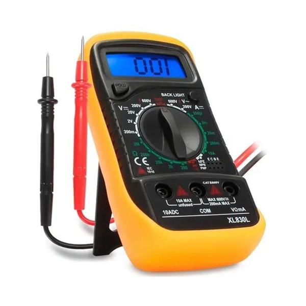 Imagem de XL830L Digital LCD Multímetro Voltímetro Amperímetro AC/DC/OHM Volt Tester Curre