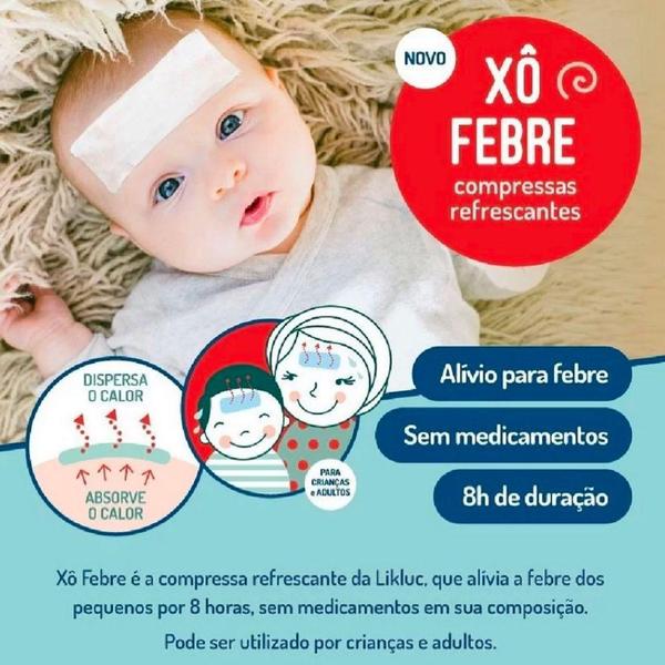 Imagem de Xô febre - adesivos em gel para alivio da febre - likluc