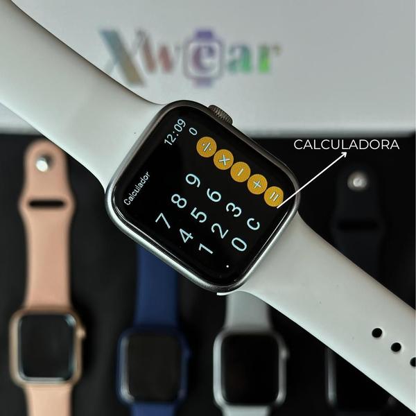 Imagem de XS9 Original XWear 45mm SmartWatch Com foto Personalizada e Troca de Pulseira.