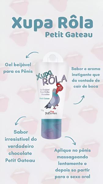 Imagem de Xupa R0la Gel Beijável para Virilha Masculina 15G