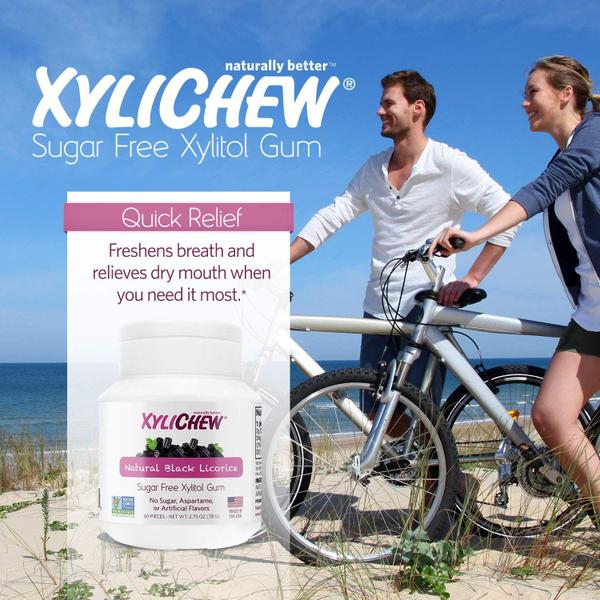 Imagem de Xylichew Gum Licorice Jar 60 Ct por Xylichew