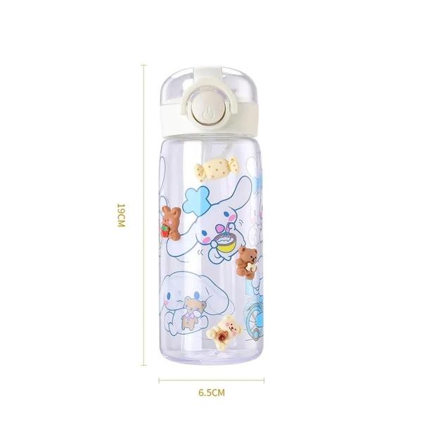 Imagem de Y2K Sanrio Kuromi Melody Cinnamoroll 400ml Garrafa De Água Kawaii Decoração De Quarto De Meninas