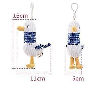 Imagem de Yh-cartoon Gaivota Plush Doll Mochila Pingente 16cm