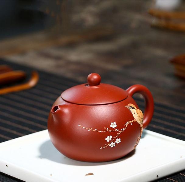 Imagem de Yixing Tea Pot Purple Clay Filter Xishi Teapot Handmade Beauty Kettle Tea Set Presentes Personalizados Tie Guanyin Puer  Bules