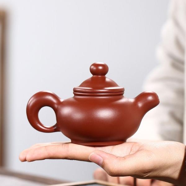 Imagem de Yixing Zisha Teapot Ore Dahongpao Purple Clay Tea Kettle Squirrel Pot Famous Handmade Kung Fu Teaware Household Teaset Bules