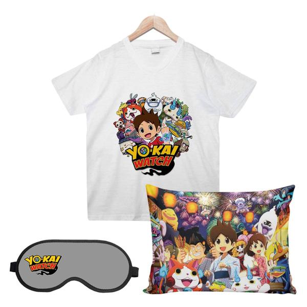 Imagem de Yo Kai Watch Camisa, Almofada e Máscara de dormir