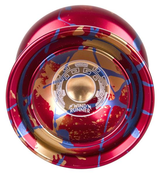 Imagem de Yo-Yo Duncan Toys Windrunner não responsivo em alumínio vermelho