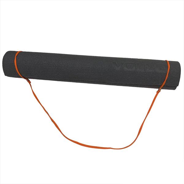 Imagem de Yoga Mat 170x61cm Vollo VP1038 Cinza 4mm Com Alça Transporte