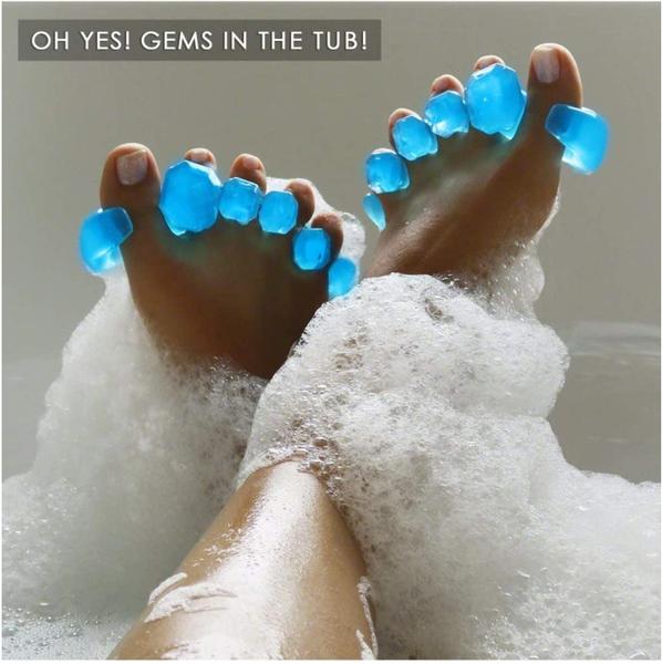 Imagem de YogaToes GEMS: Gel Toe Stretcher & Toe Separadotor - America's Choice for Fighting Bunions, Hammer Toes, & More!