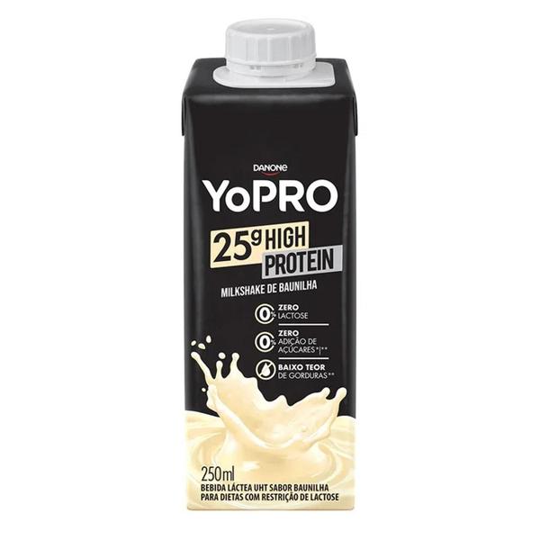 Imagem de Yopro 25G Proteinas Milkshake Baunilha 250Ml (12 Unidades)