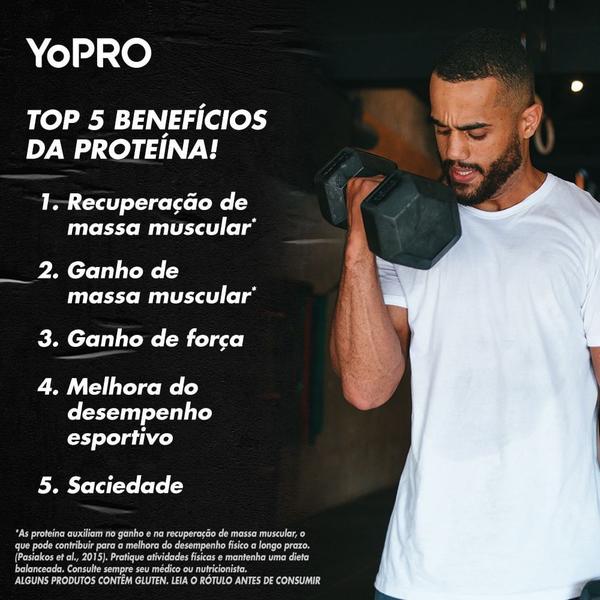 Yopro Bebida Láctea com Morango 15g de proteínas 250ml Imagem de Yopro Bebida Láctea com Morango 15g de proteínas 250ml